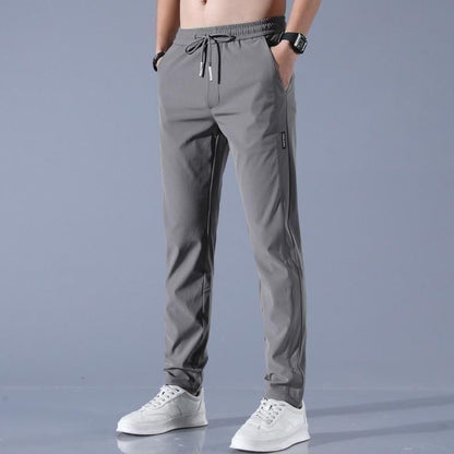 Combo of 2 Men's Sports Regular Fit Lycra Track Pant with Two Side Pockets ( Black + Grey )Buy 1 Get 1 Free